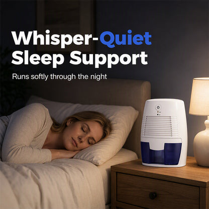 🌫️50% OFF NOW! Portable Mini Dehumidifier for Home‑ Quiet Compact Moisture Absorber, One‑Button Small Dehumidifier for Bedroom, Closet & RV Damp Removal