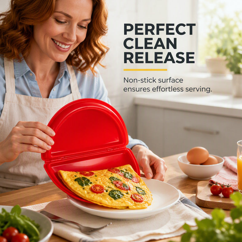 🍳 2-in-1 Microwave Omelet Maker & Egg Cooker – Quick Breakfast Tool