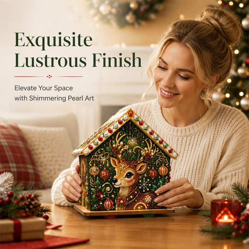 🎄Early Christmas Sale-50% OFF🎁3D DIY Pearl Art Christmas Painting Kit