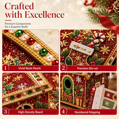 🎄Early Christmas Sale-50% OFF🎁3D DIY Pearl Art Christmas Painting Kit