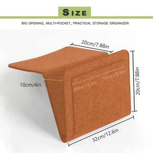 Organize Bedside Instantly! No-Tool Slide-In Storage Organizer