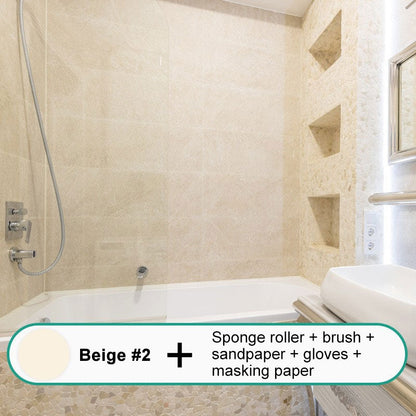 Universal Water-Based Formula Anti-Peeling Tile Paint Set