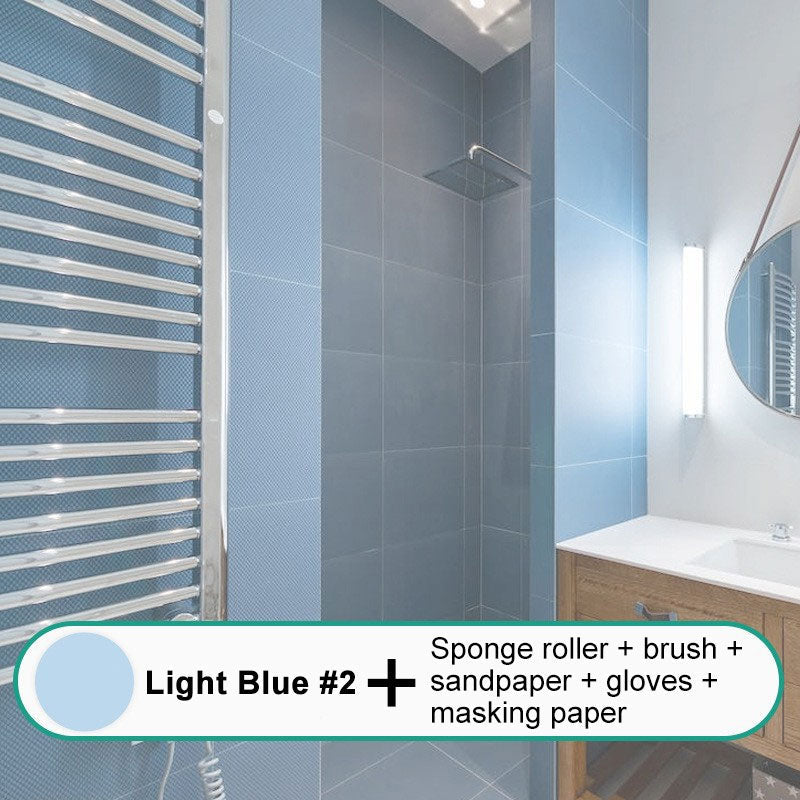 Universal Water-Based Formula Anti-Peeling Tile Paint Set