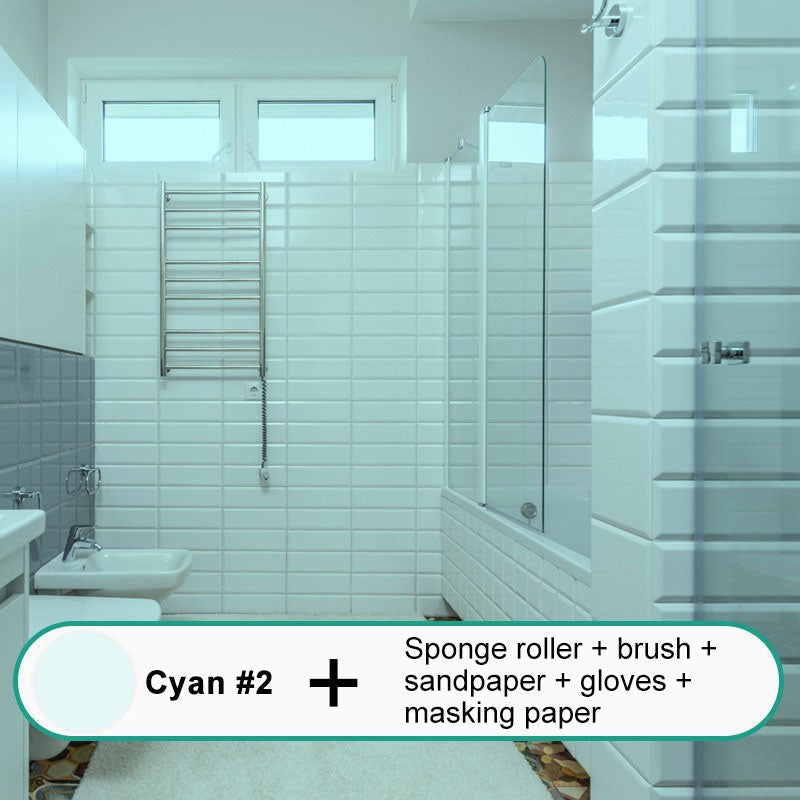 Universal Water-Based Formula Anti-Peeling Tile Paint Set