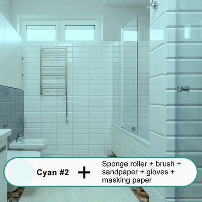 Universal Water-Based Formula Anti-Peeling Tile Paint Set