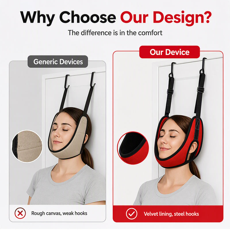 ⏳Limited-time 50% off⏰Over Door Cervical Traction Device for Neck Pain Relief💆