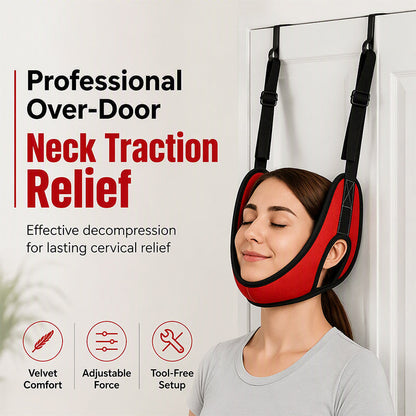 ⏳Limited-time 50% off⏰Over Door Cervical Traction Device for Neck Pain Relief💆