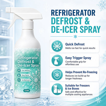 Fast Acting Refrigerator De-icer Spray