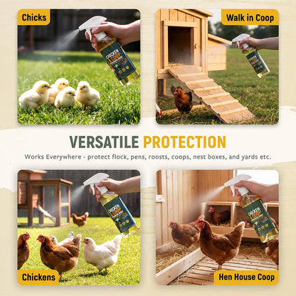 ❄️Summer Special: 50% Off!🐔Poultry & Chicken Coop Mite and Lice Spray – Ready to Use, 120 m