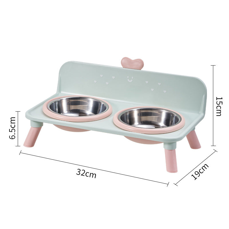 ⏳Time-Limited Special⏰🐾Elevated Double Pet Bowl Feeder | More Natural Feeding Posture For Pets✨