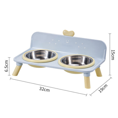 ⏳Time-Limited Special⏰🐾Elevated Double Pet Bowl Feeder | More Natural Feeding Posture For Pets✨
