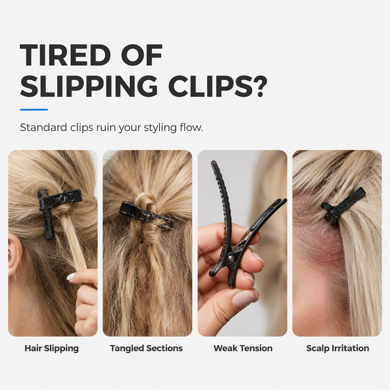 🥳2026 HOT SALE🥳💞50K+ SOLD! All-Professional Hair Sectioning Clips with Comb Teeth
