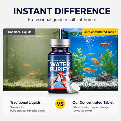 🥳HOT SALE🥳💞50K+ SOLD! Aquarium Tablets –50 tablets, nitrifying bacteria & clear water. Less maintenance – grab yours! ✅