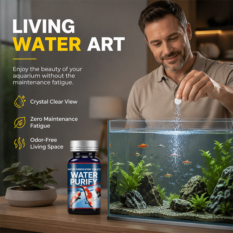 🥳HOT SALE🥳💞50K+ SOLD! Aquarium Tablets –50 tablets, nitrifying bacteria & clear water. Less maintenance – grab yours! ✅