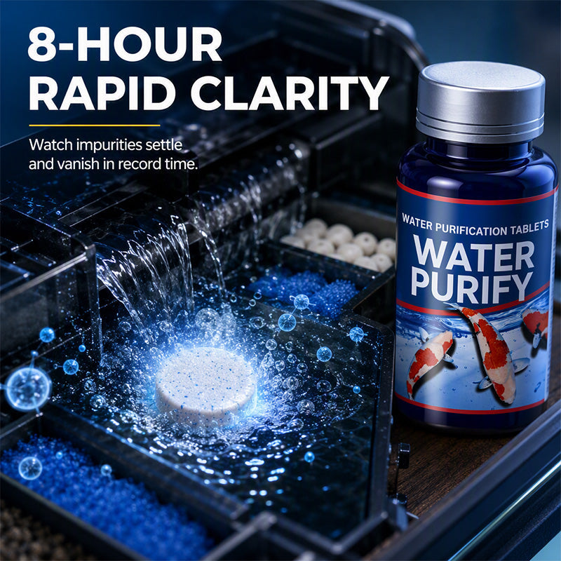🥳HOT SALE🥳💞50K+ SOLD! Aquarium Tablets –50 tablets, nitrifying bacteria & clear water. Less maintenance – grab yours! ✅