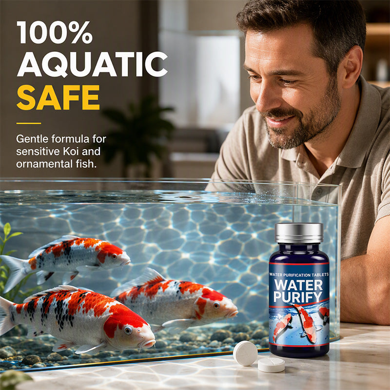 🥳HOT SALE🥳💞50K+ SOLD! Aquarium Tablets –50 tablets, nitrifying bacteria & clear water. Less maintenance – grab yours! ✅