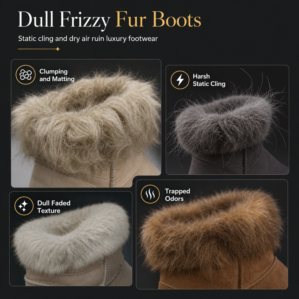 💕Buy 2 Get 1 Free🎁✨Anti-Static Fur Boot Care Spray 100ml