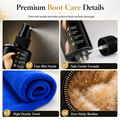 💕Buy 2 Get 1 Free🎁✨Anti-Static Fur Boot Care Spray 100ml
