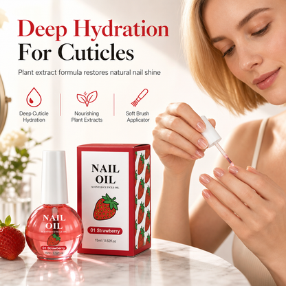 🥳 Hot Sale! 💞 Cuticle Care Oil—Deeply moisturizing, available in 6 scents, and comes with a precision brush. Get healthy, beautiful nails—hurry and grab yours now! ✅