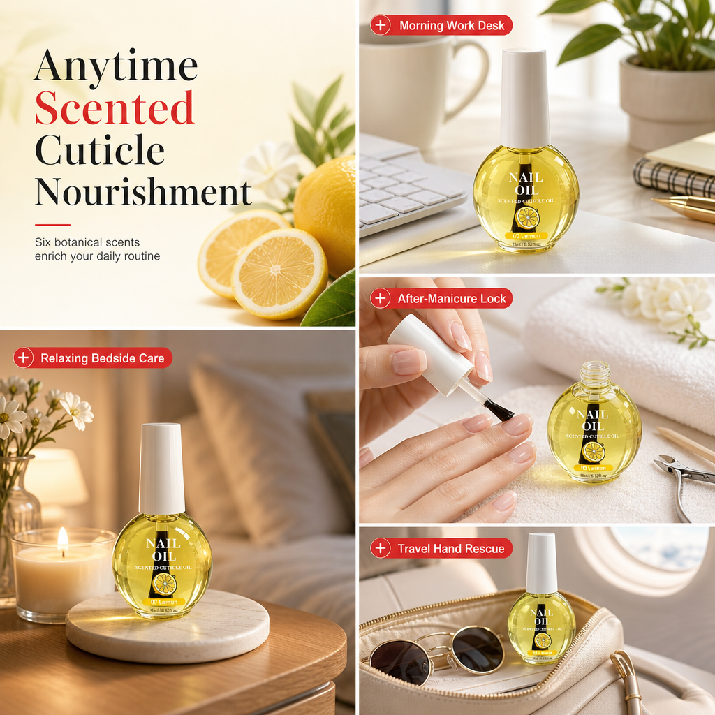 🥳 Hot Sale! 💞 Cuticle Care Oil—Deeply moisturizing, available in 6 scents, and comes with a precision brush. Get healthy, beautiful nails—hurry and grab yours now! ✅