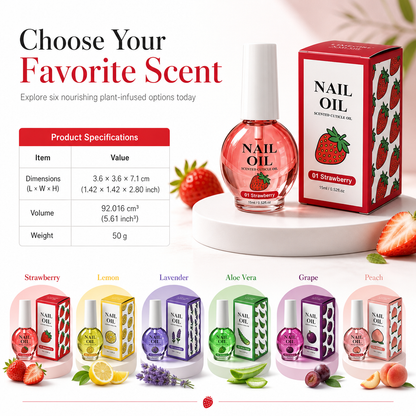 🥳 Hot Sale! 💞 Cuticle Care Oil—Deeply moisturizing, available in 6 scents, and comes with a precision brush. Get healthy, beautiful nails—hurry and grab yours now! ✅