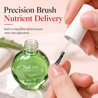 🥳 Hot Sale! 💞 Cuticle Care Oil—Deeply moisturizing, available in 6 scents, and comes with a precision brush. Get healthy, beautiful nails—hurry and grab yours now! ✅