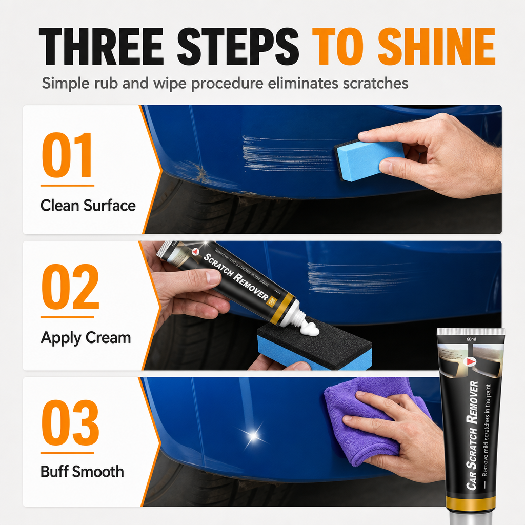 🚗 Car Paint Scratch Repair Polish – Restore Your Shine