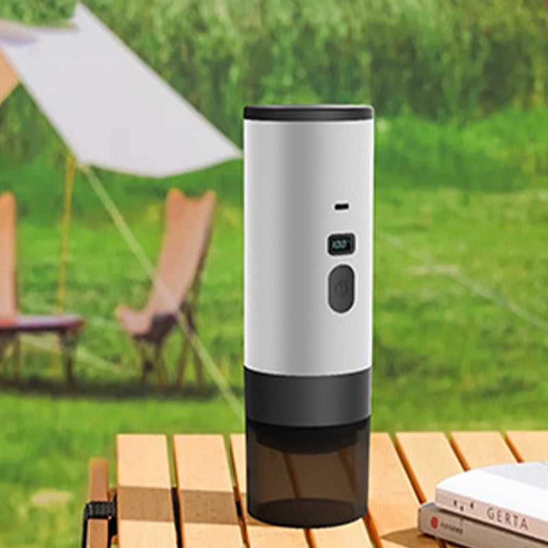 ⏳Time-Limited Special⏰ Portable Espresso Maker – digital display, Type-C rechargeable, 90ml tank & 120ml cup. Enjoy fresh hot coffee anywhere! 🛡️💪