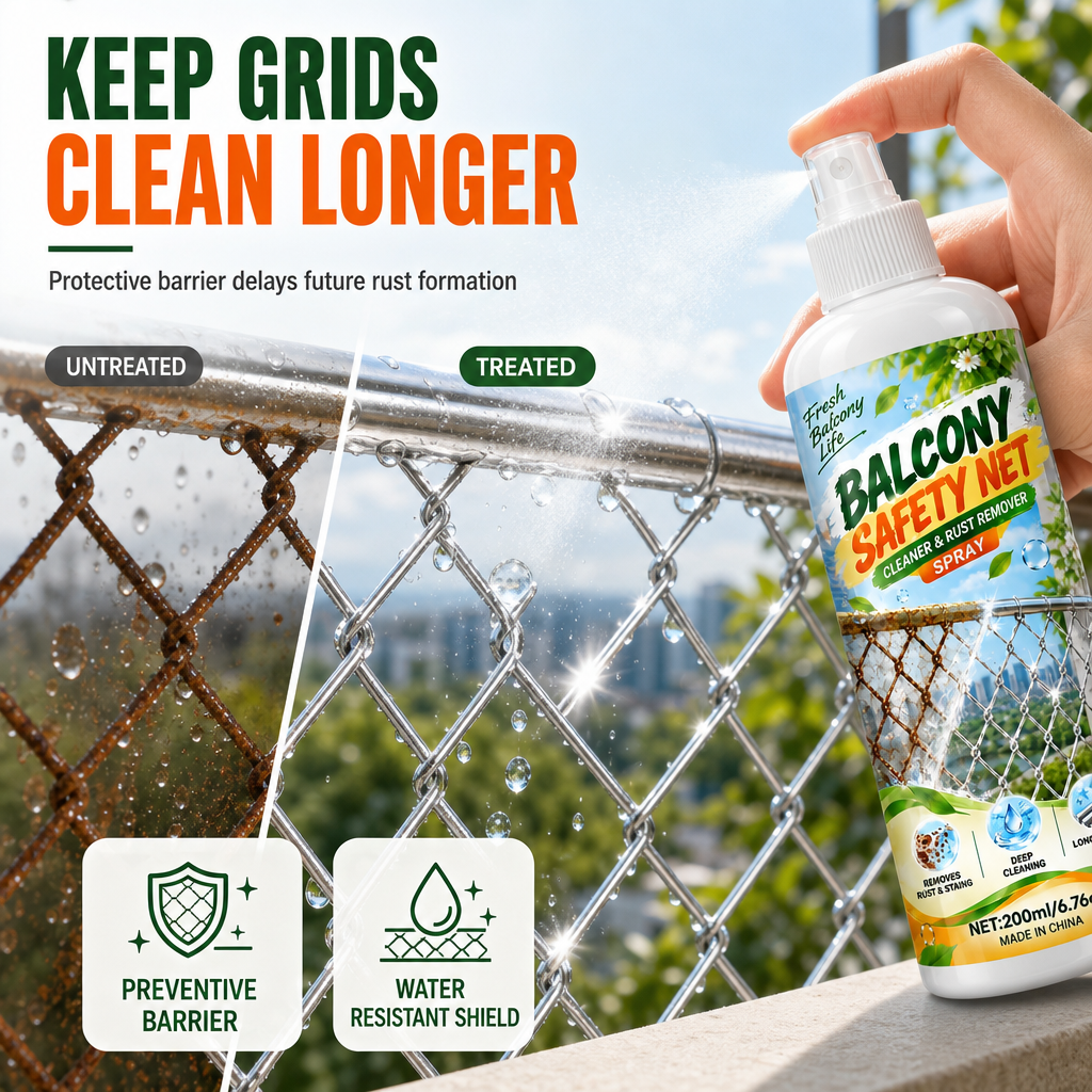 Rust Remover Spray for Wire Mesh Fences
