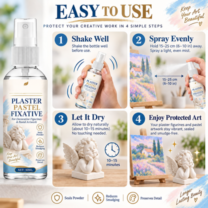 🎨 Fixative Spray for Pastel Art and Ornaments