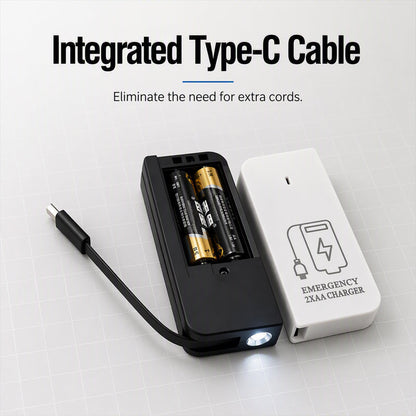 🔋 AA Battery Emergency Phone Charger