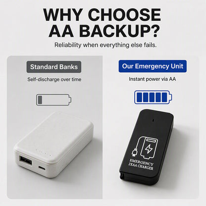 🔋 AA Battery Emergency Phone Charger