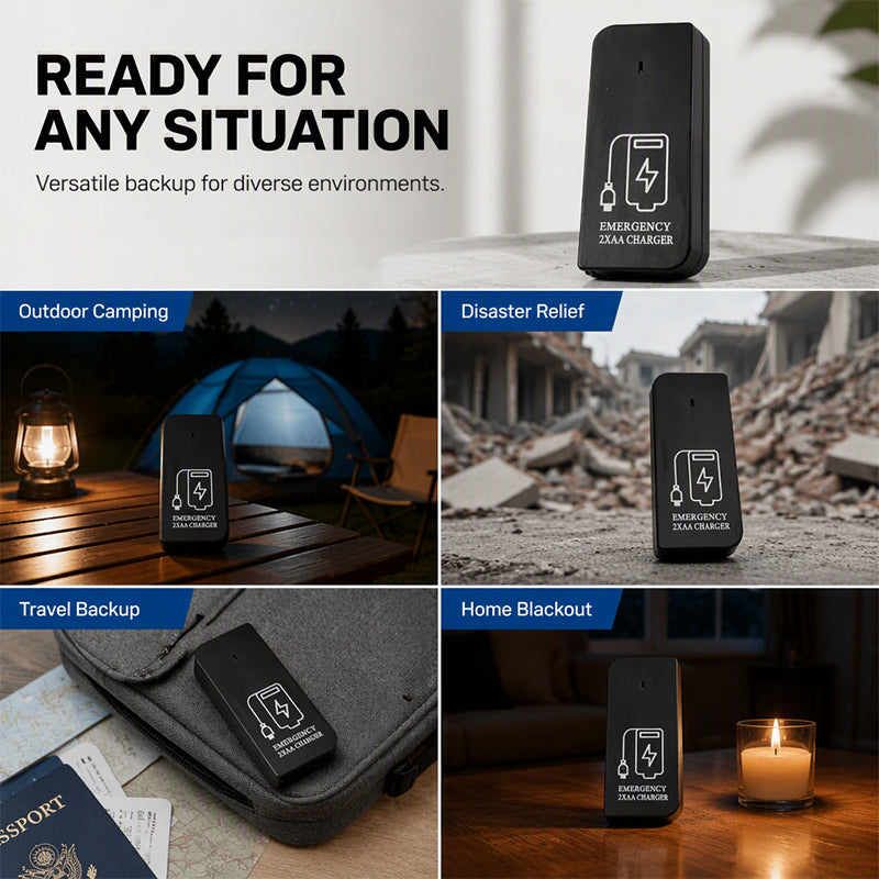 🔋 AA Battery Emergency Phone Charger