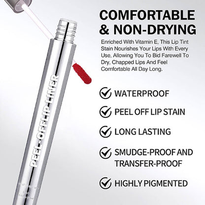 Peel-Off Long-Lasting Color Lip Gloss