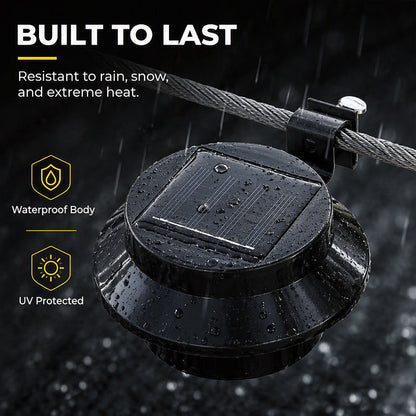 🥳💞Light Any Fence Instantly! No-Wire Solar Gutter Lamp