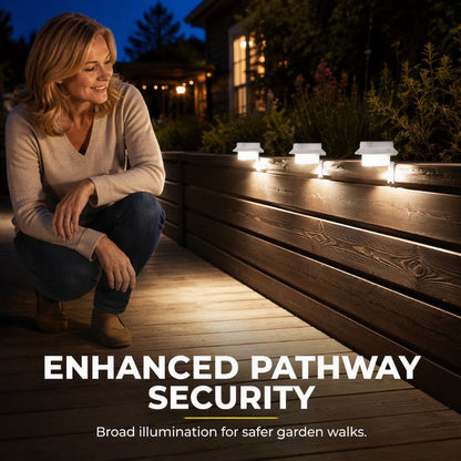 🥳💞Light Any Fence Instantly! No-Wire Solar Gutter Lamp