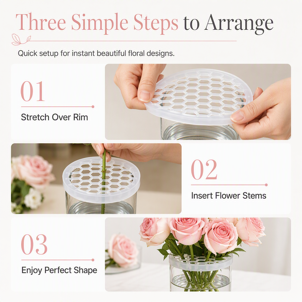 Silicone Flower Arranging Grid