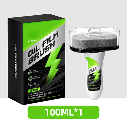 🚗 Car Glass Oil Film Cleaner Brush
