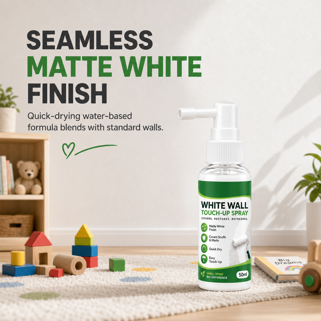 🎨 White Wall Touch-Up Paint Spray