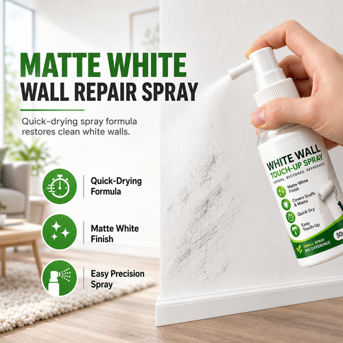 🎨 White Wall Touch-Up Paint Spray