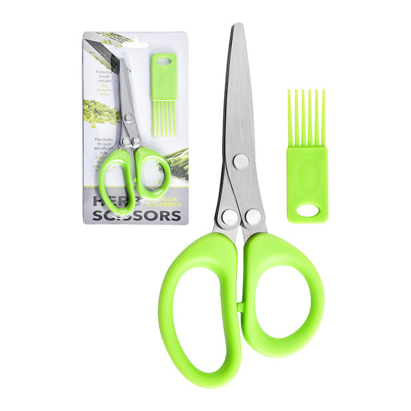 🌿 Multi-Blade Herb Scissors | Quick Kitchen Prep