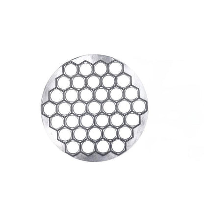 🥳2026 HOT SALE🥟🛡️ Aluminum Dumpling Mold – 37 clear cavities shape perfect dumplings without hand strain. Sturdy support prevents deformation – no more broken dumplings! 🍽️✅