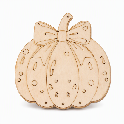🎃 Halloween Wooden Pumpkin Craft Kit | DIY Wind Chime