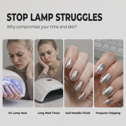 💅🔥 50% OFF! Long Lasting No Bake Nail Polish – No UV Lamp, Salon-Like Wear for Home DIY ✨