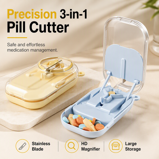 🎉Limited Sale 50% OFF🎉Portable Magnetic Pill Cutter & Splitter