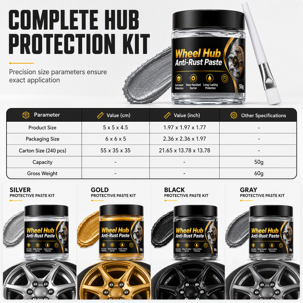 Automotive Wheel Hub Anti Rust Paste for Metal