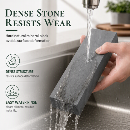 Natural Green Slurry Whetstone 3000 Grit Single Sided Kitchen Knife Sharpening Stone