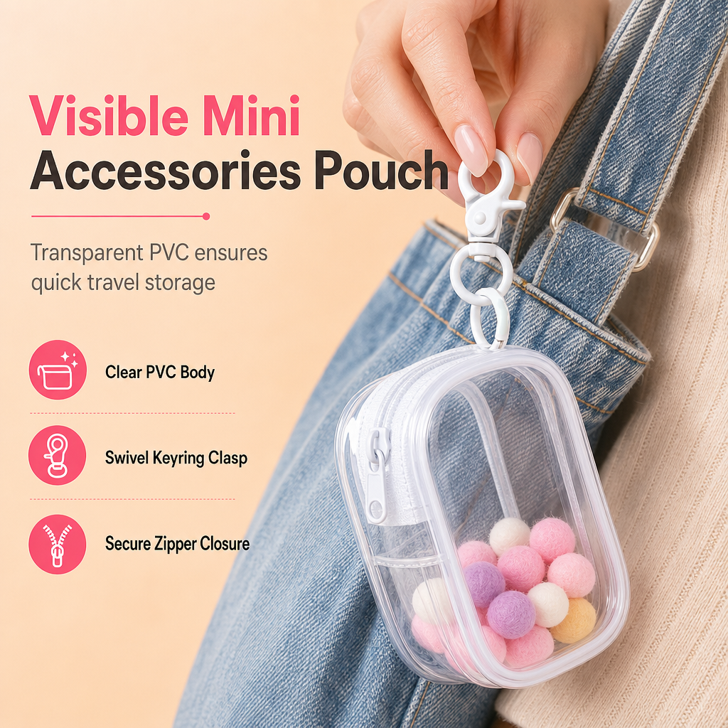🏆Buy 2 Get 1 Free🎁 Last Day Special Price! Portable Transparent Travel Storage Bag