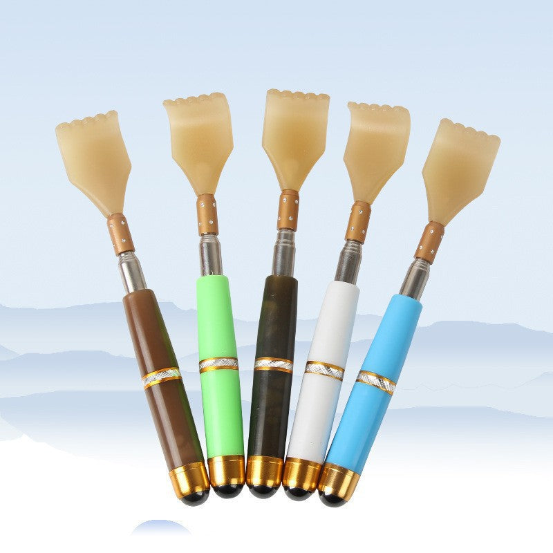 🖐️ 50% OFF NOW! Retractable Stainless Steel Back Scratcher, Portable Back Scraper with Soft Claw, Telescopic Itch Relief Tool for Home Travel