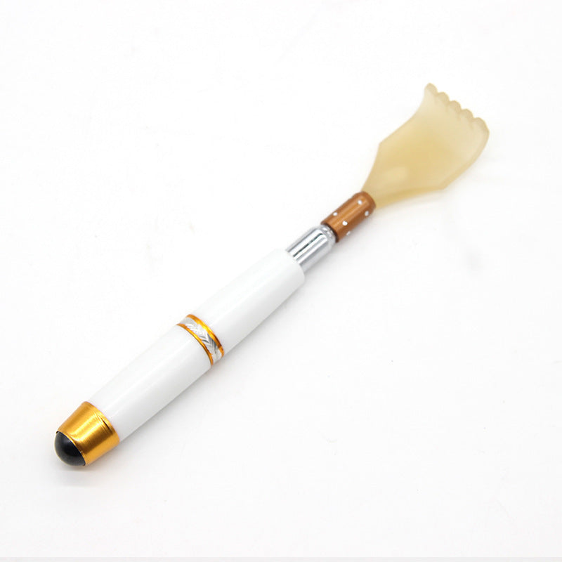 🖐️ 50% OFF NOW! Retractable Stainless Steel Back Scratcher, Portable Back Scraper with Soft Claw, Telescopic Itch Relief Tool for Home Travel
